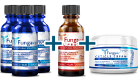 Fungavir (3 Bottles) + Fungavir Nail Protein (1 Bottle) + Fungavir Cuticle Cream (1 Bottle)